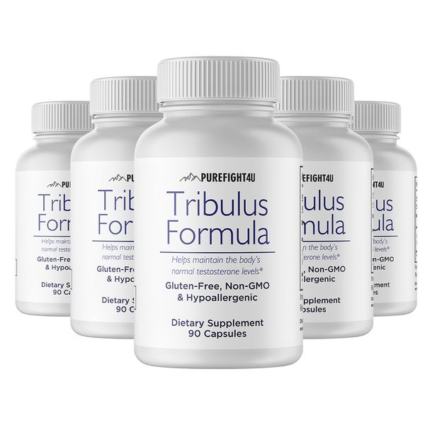 Tribulus Formula - Dietary Supplement 5 Bottles 450 Capsules
