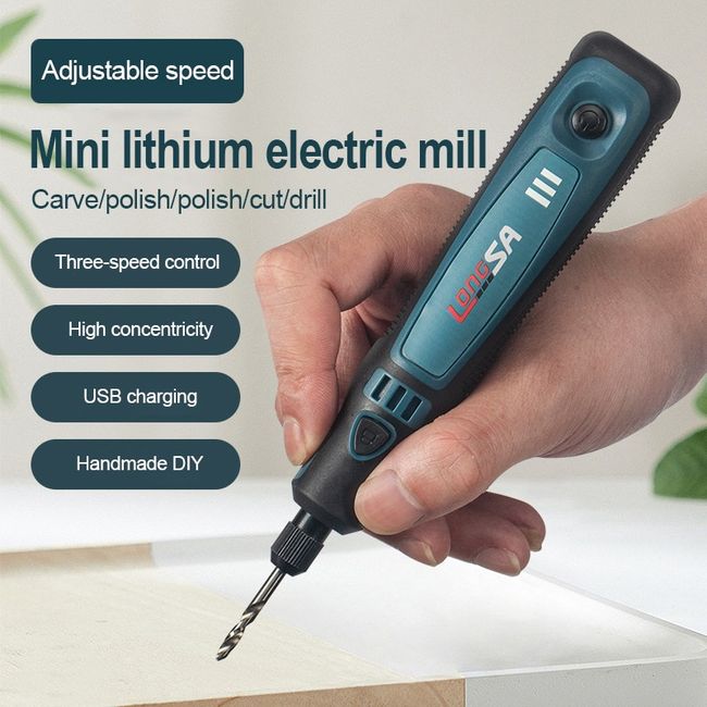 Mini Electric Cordless Drill Grinder Engraving Pen Variable Speed Rotary  Tool US