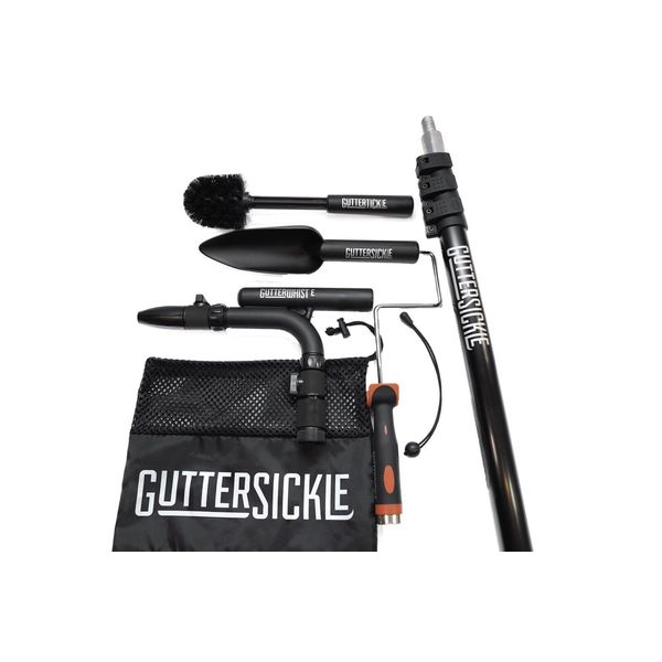 GutterSickle - Gutter Cleaning Tool - Safely - Designed & Patented in the USA