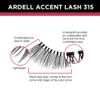 Ardell Accent Half Lashes 315 - Natural Looking Cat Eye Half Lashes for Everyday Wear, 4 Pack