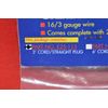 Garbage Disposal Wiring Kit 3' 16/3 Power Cord Strain Relief Wire Nuts Plug