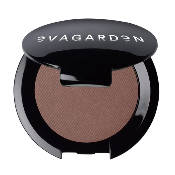 EVAGARDEN Velvet Matte Eye Shadow, Creamy and Velvety Powder with Intense Color, High Pure Pigments Creates Soft Focus Effect, Light, Adherent Film Blends Easily, 120 Tanning Brown, 2 g