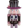 Northlight Cupcake Nutcracker Christmas Figure - 10" - Brown and Pink