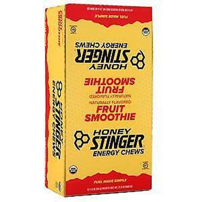 Honey Stinger Organic Energy Chews Fruit Smoothie 12 pckts