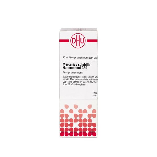 DHU Mercurius solubilis Hahnemanni C30 Dilution, 20 ml Lösung