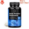 Nootropics Brain Memory & Focus Capsule Cognitive Supplement for Men & Women