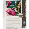 Dimensions Hummingbird Drama, Canvas, Multi-Colour, 5x5x7