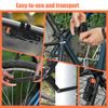 Flintronic Combination Folding Bike Lock, Folding Lock with Combination Code, Extra-Light Combination Lock, 88cm, Black