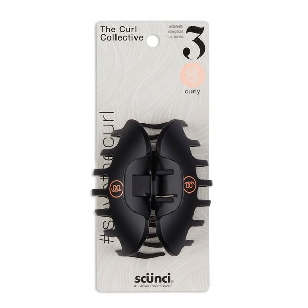 Scunci, Curl Collective Curly Jaw Clip, 1 Count