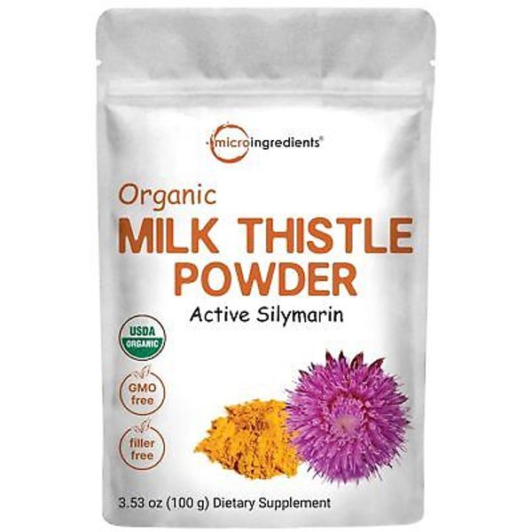 Organic Milk Thistle Tea , 3.5 ounces | 400 Servings | Premium Milk Thistle L...