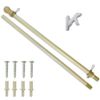 5ft Wooden Flag Pole Kit Light Wood Flag Pole & Bracket Kit PREMIUM QUALITY