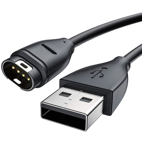 Garmin Charging Cable 1m Rapid Charger USB wuernine Garmin Fenix 5 5S 5X Plus, ForeAthlete 245/245 Music, Fenix 7 7S 7X, Fenix 6 6S 6X Pro Sapphire, ForeAthlete 745 735XTJ 935 945 45 45S, Vivoactive 3/3 Music, Vivoactive 3/3 Music oactive 4 4 Charging Cor