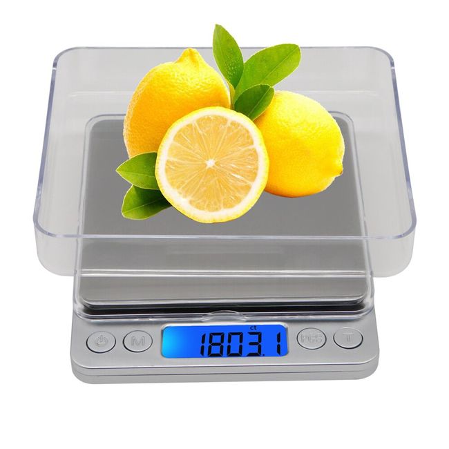 Digital Food Scales 3000g/ 0.1g Gram Scale LCD Electronic Scale for Cooking  Food