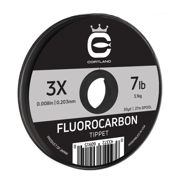 Cortland Fluorocarbon Tippet (3X - 7lb / 30yd)