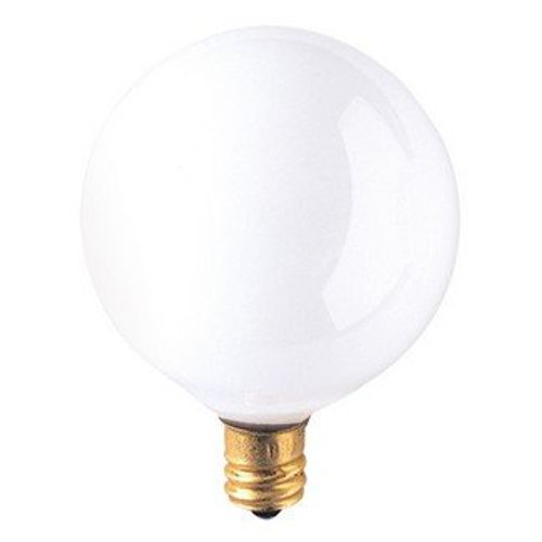 15G16WH2 Bulbrite 391015 15 Watt 120 Volt Soft White G16.5 E12 Base