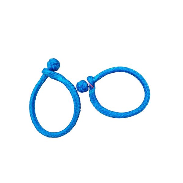 Robship Soft Shackles Pair Simplifying Your Boating Experience, Blue Fiber - 2.5x60mm