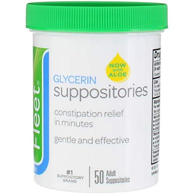 Fleet Glycerin Suppositories 50Ct