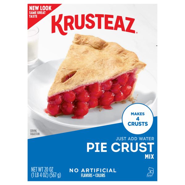 Krusteaz Traditional Light & Flaky Pie Crust Mix, 20 Ounce (Pack of 12)