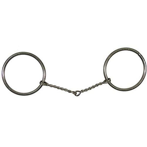Showman Nickel Plated O-Ring Snaffle Bit