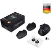 perixx PERIMICE-720 Wireless 2.4 GHz and Bluetooth Ergonomic Trackball Mouse, Adjustable Angle, 2 DPI Level, White