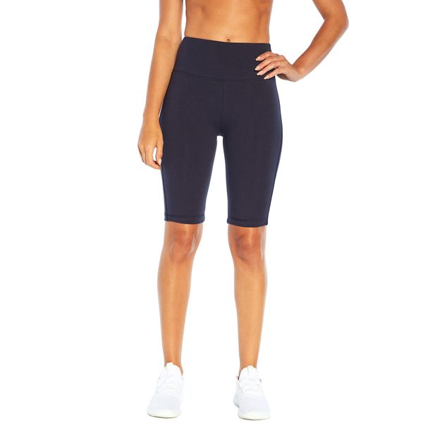 Marika Women's Becca High Rise Tummy Control Bermuda Short, Midnight Blue, Medium