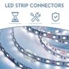 Innfeeltech 20 Pcs Strip Connector for 8MM 4 Pin LED Light, Double Side Strip Quick Connector