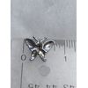 Sterling Silver & Marcasite Butterfly Stud Earrings