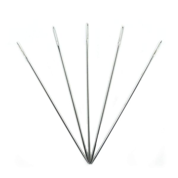 HAND Easy to Thread 6.5cm/2.6" Sewing Needles x5 in a Pack