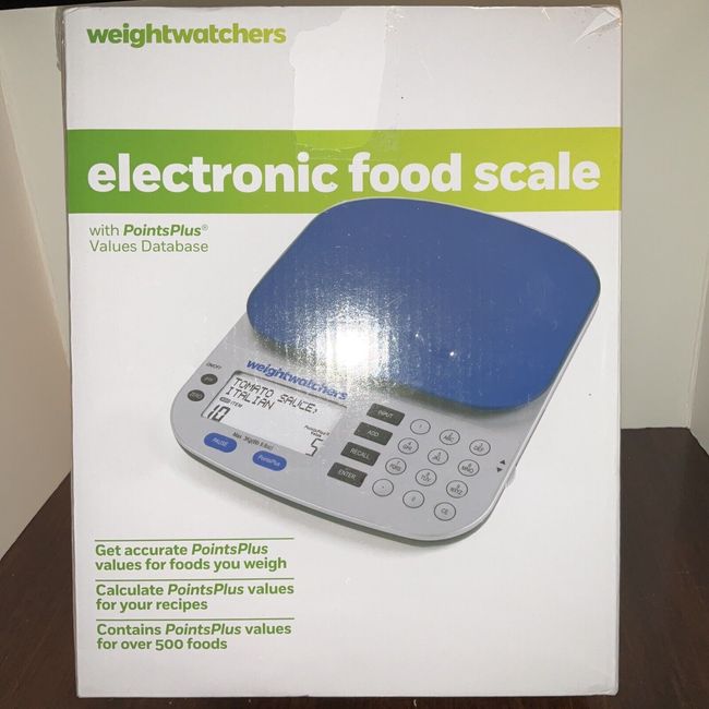 Weight Watchers Electronic Food Scale w PointsPlus Values Database Model  30060