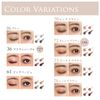 Chifure Gradient Eye Shadow Unscented, 72 Brown Type, 1 Piece