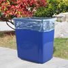 HOMMP 2.6 Gallon Trash Bags, Blue, 120 Count