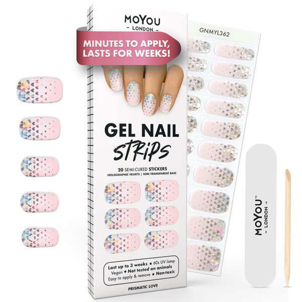 Gel Nail Strip - Prismatic Love