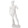 Michelangelo`s `David` Statue Marble White Finish