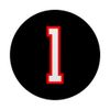 1 White Red Sport Number PopSockets Adhesive PopGrip