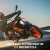 2SET Mini Motorcycle Chrome LED Turn Signals Blinker Lights Amber For Motorcycle