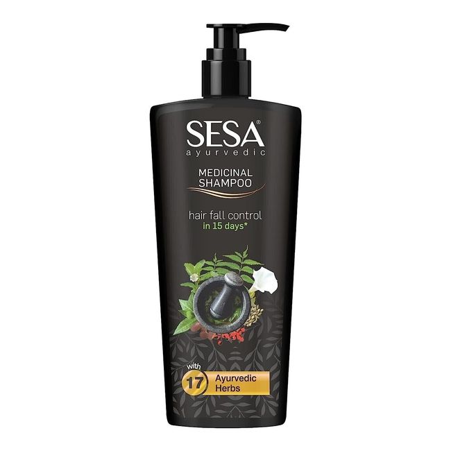 Sesa Ayurvedic Medicinal Shampoo - Hair Fall Control in 15 days 500 Ml