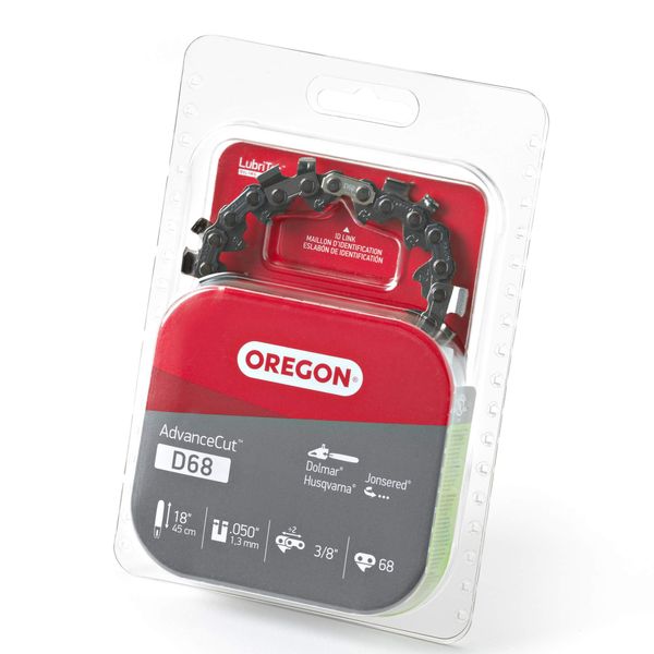 Oregon D68 Replacement Chainsaw Chain Loops-18 Vanguard SAWCHAIN