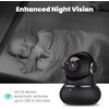 2K Indoor Security Camera Litokam 360° Camera Home Security Indoor with Motion