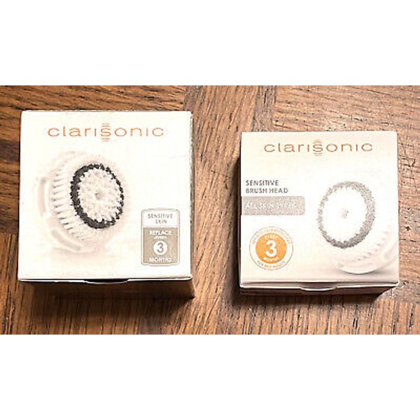 Clarisonic Sensitive Skin Replacement Brush Heads - Twin Pack & Single - 3 Total