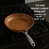 Dependable Industries Inc. Essentials 9.5" Ceramic Coated Non Stick Frying Pan