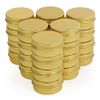 Chocople Aluminum Tin Cream Case, Cosmetics, Subdivision, Gold, Set of 24 (10 ml)