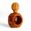 Apple Shape Nutcracker (Apple) - Handcrafted Olive Wood Nutcracker | Unique Traditional Lever and Modern Design | Nut Cracking Tools for Walnuts, Pecans, Hazelnuts
