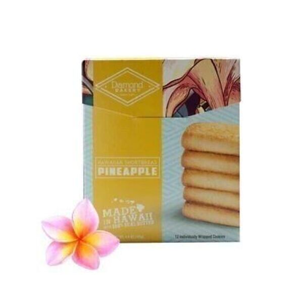 Diamond Bakery Pineapple Shortbread Cookies 4.4 oz from Hawaii's Favorite Bakery