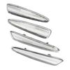 For Chevy Corvette C6 2005-2013 Clear Lens LED Front & Rear Side Marker Lights