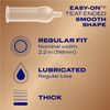 Durex Condom Real Feel Non Latex Condoms, 3 Count