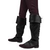 Black Pirate Boot Covers