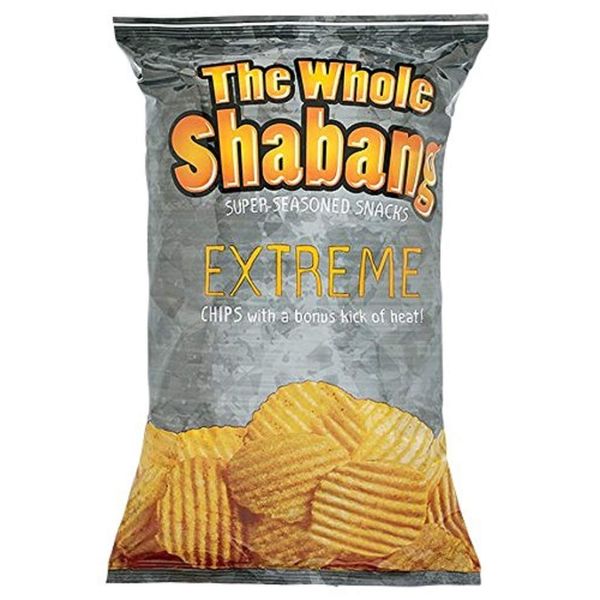 The Whole Shabang Potato Chips - 6 oz. Bag (Extreme, 1 Bag) + BONUS Snack Clip!