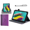 Navitech Purple Case With 360 Rotational Stand & Stylus Compatible With NEOCORE E2 10.1'' Tablet
