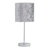 Polished Chrome Table Lamp or Bedside Light Base, Modern Design, Height 26cm, Base Only, LED Compatible
