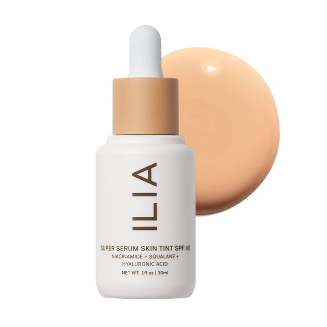 ILIA - Super Serum Skin Tint SPF 40 | Clinically-Proven, Non-Comedogenic, Vegan, Clean Beauty (Bom Bom ST5)